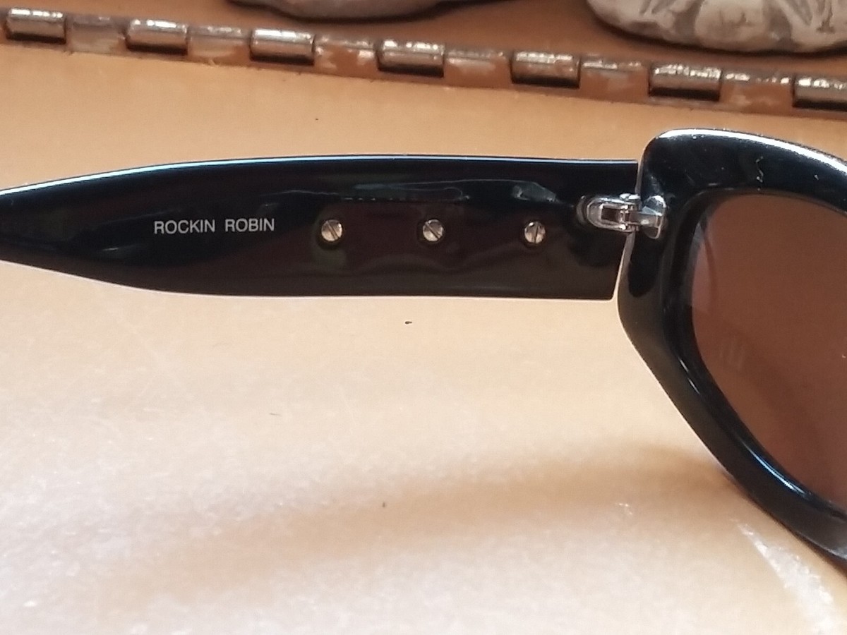 Brighton Rockin’ Robin Handmade Unisex Sunglasses Studded w/ Leather Detailing View 6