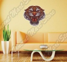 Tiger Roar Face Cat Wild Life Animal Wall Sticker Interior Decor 22"X22"
