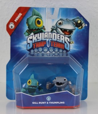 Gill Runt & Thumpling Skylanders Trap Team Mini Duo Pack Figuren Neu B-Ware USA