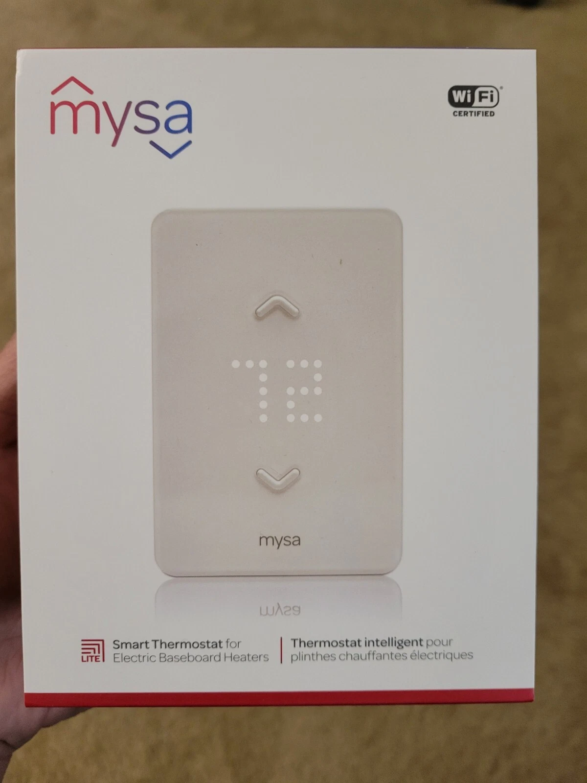 Mysa LITE V2 Thermostat for Electric Baseboard Heaters