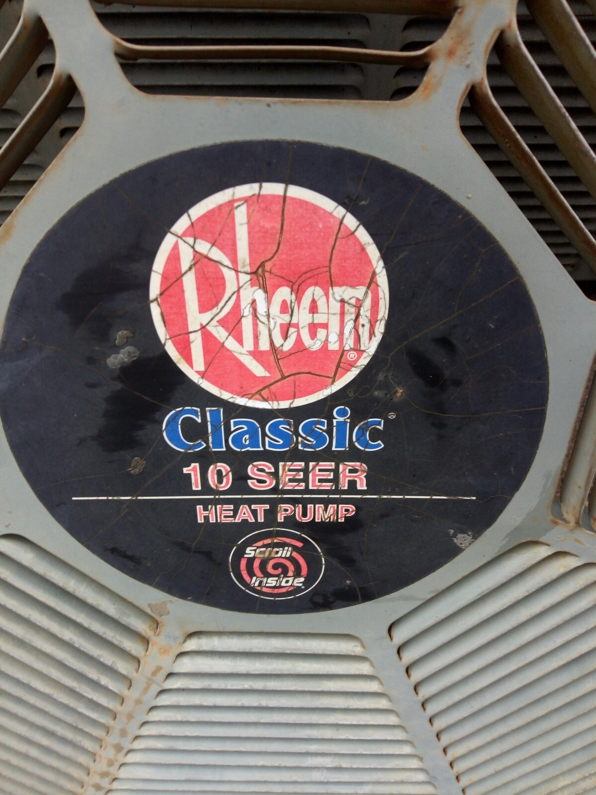 Rheem Classic 10 SEER Heat Pump Good Servicable Parts eBay