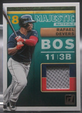 Rafael Devers (Red Sox) - 2019 Panini Donruss Majestic Materials