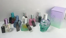 NEW Hot Topic - SIREN'S CALL + BLACK HEART BEAUTY  7 pc Skull Rollerball Minis