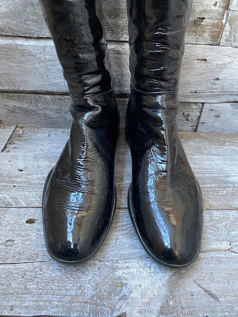 靴 PRADA SPORT Leather Boots 38 1/2 black-leather-prada-boots-