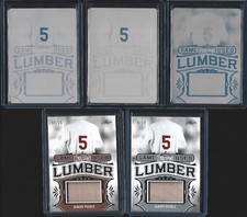 Albert Pujols 2020 Lumber Kings Game Used Relic Lot Inc. (3) 1/1 Printing Plates