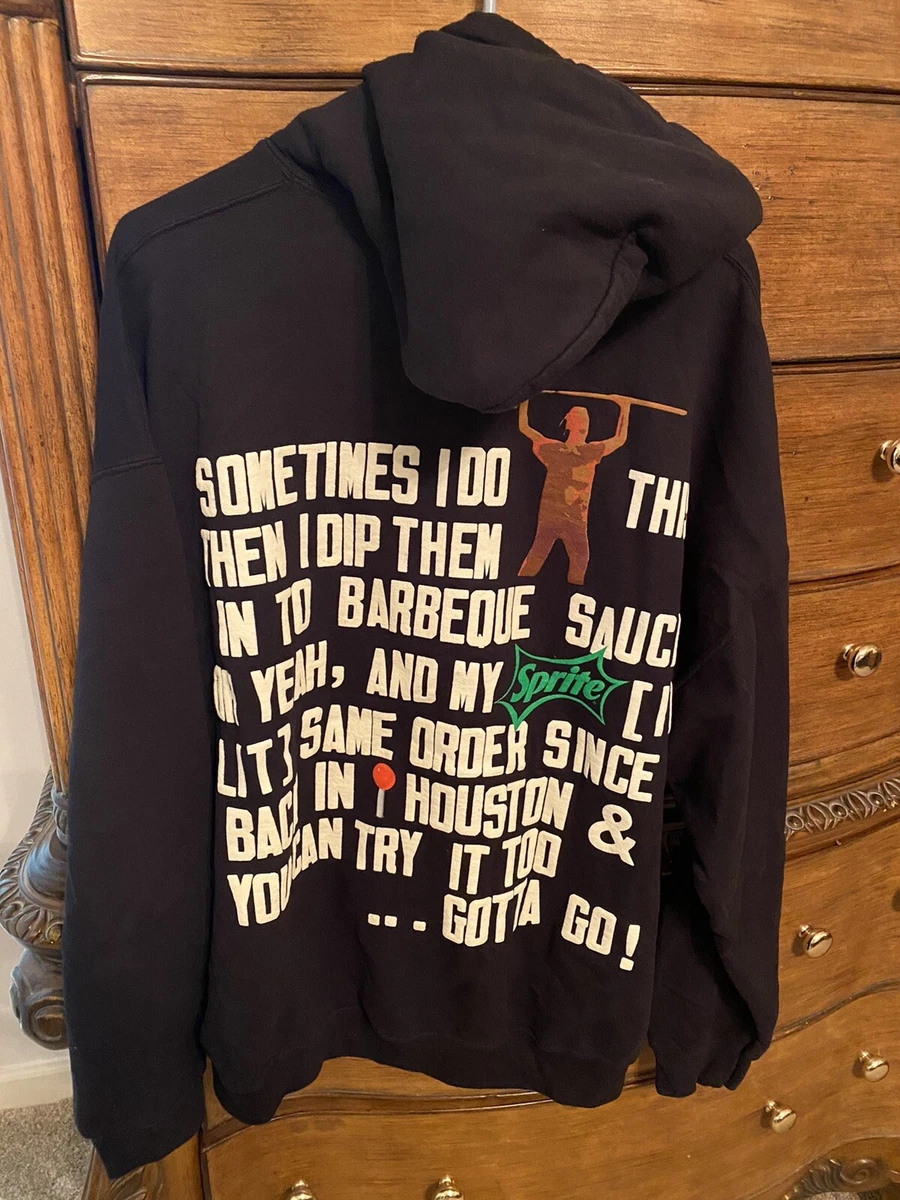 McDonalds x CPFM x Travis Scott Cactus Jack Script Hoodie Large