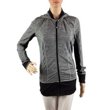 Lululemon Daily Practice Jacket Size 6 Space Dye Camo Black Dark Slate