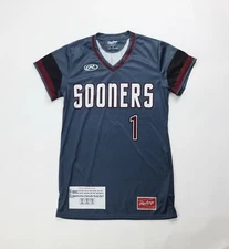 Rawlings Oklahoma Sooners Softball Jersey Women's Small Gray #1 Fuller