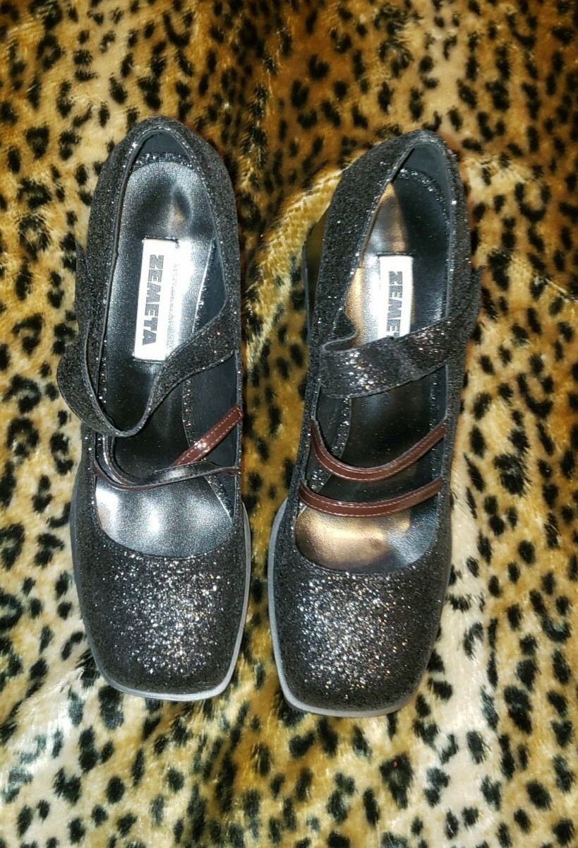 DOLLS KILL ZEMETA Nighty Mary Jane GLITTERY Heels PLATFORMS DOLLS KILL ZEMETA Nighty Mary Jane GLITTERY Heels PLATFORMS