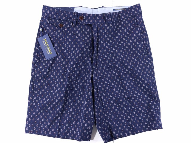 NWT Polo Ralph Lauren Men's Navy Blue Paisley Pattern 9