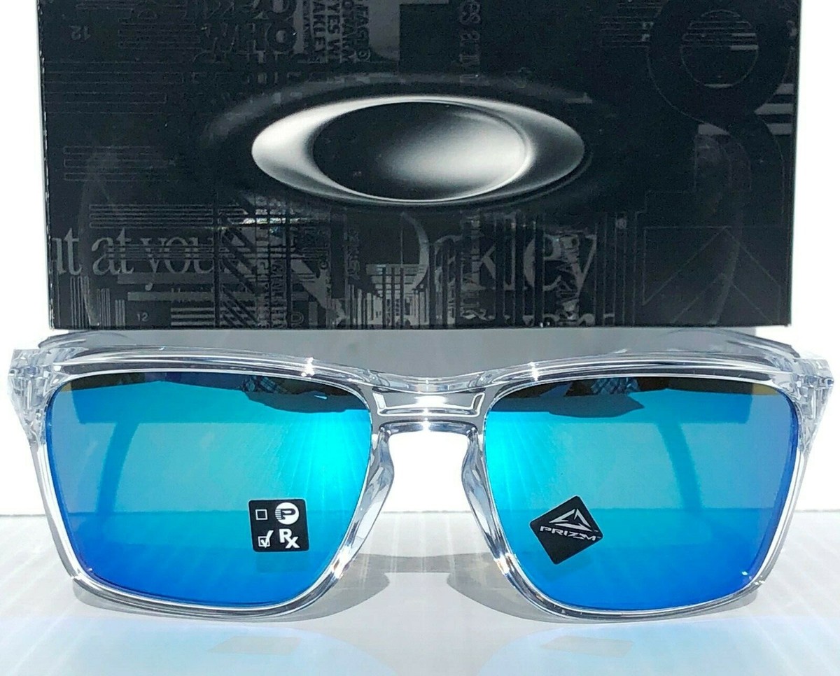 Oakley SYLAS XL Polished Clear w PRIZM Sapphire Blue Oakley SYLAS XL Polished Clear w PRIZM Sapphire Blue