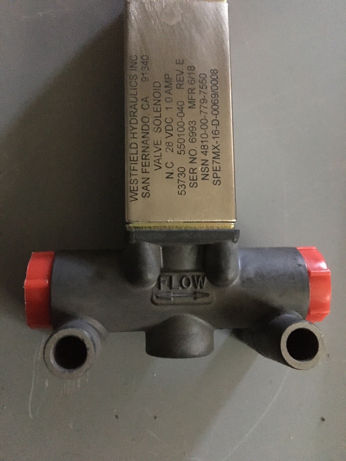 Westfield Hydraulics Valve Solenoid 28 VDC, 1 amp, 53730 550100040 New eBay