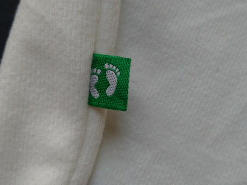 Vintage Hang Ten gestreiftes T-Shirt Holz Knopf großes Logo Rundhals Hawaii Surfer - Bild 8 von 10