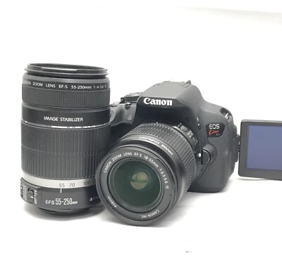 Canon EOS KISS X7i T5i 700D Double Lens Set！Recommended for 