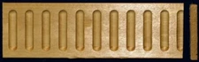 20 feet of 2" Wide Embossed Wood Moulding (5 pieces 48" long) AM-239