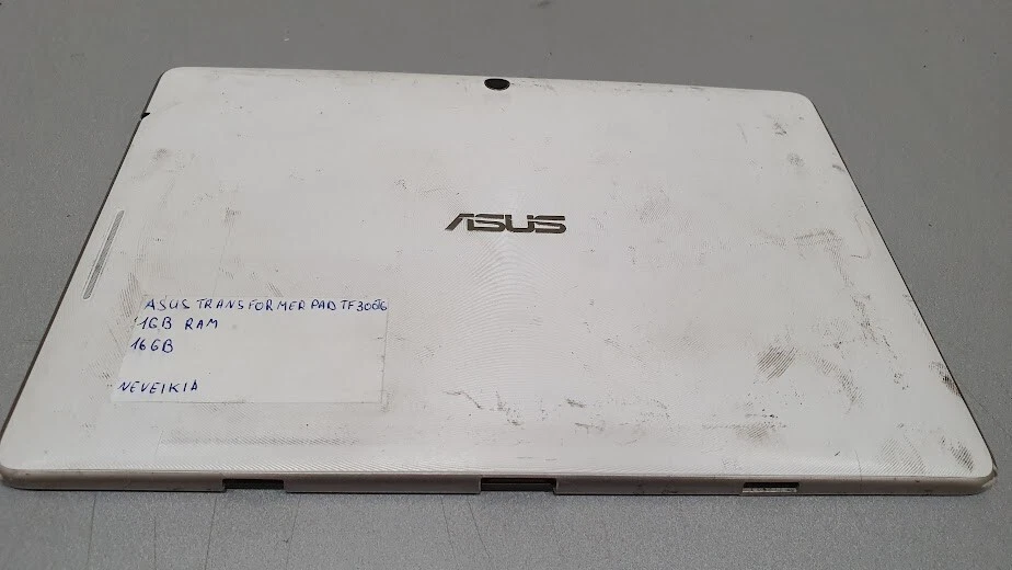 ASUS Transformer Pad TF300TG 1GB RAM 16GB Almacenaje No Laboral Piezas Roto - Imagen 3 de 4
