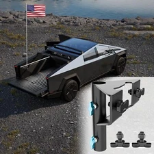 Flag Pole Holder Kit for Tesla Cybertruck, L Track Flag Pole Mount Kit