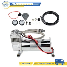 ?" NPT 200PSI 12V Silver Metal Air Compressor For Train Horn new