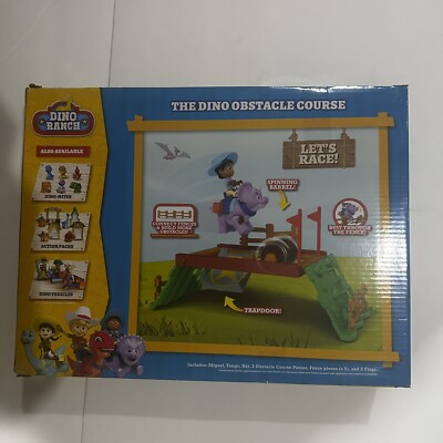 Dino Ranch~The Dino Obstacle Course 13 Piece~Ages 3 up~NEW In Box!!!!