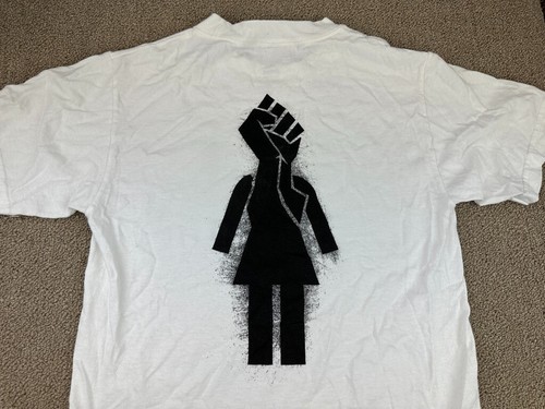 Girl Skateboards Girl Power Shirt White Black Power S Skate