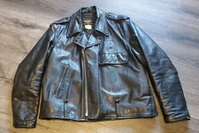 VINTAGE 50'S HARLEY DAVIDSON POLICE JACKET LENZIP SERVAL SIZE 46 P/N 98103-59