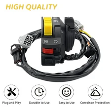 Left Handlebar Start Stop Kill Switch Headlight for Kawasaki KFX 400 2003-2006