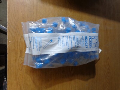 Corning Falcon 352027 8 mL Polystyrene Round-Bottom Tube 125/bag