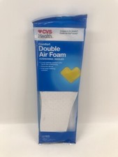 cvs health double air foam cushioning insoles men's 7 - 13