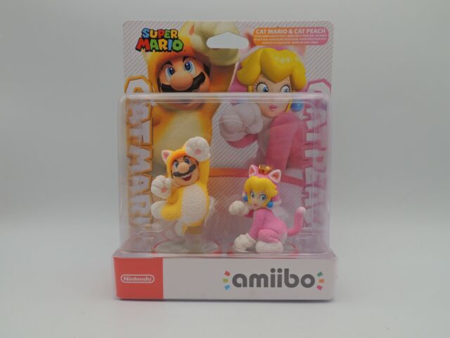 Nintendo Amiibo - Super Mario Collection - Cat Mario - Cat Peach - Neuf
