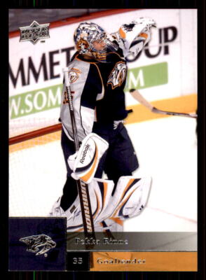 2009-10 Upper Deck #132 Pekka Rinne Nashville Predators