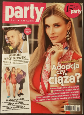Polish magazine PARTY September 2022 nr 18 (286) Krupa Krolikowski Gessler
