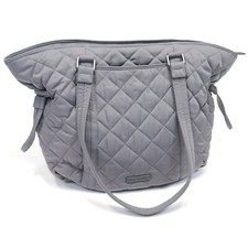     vera bradley Classic Gray Glenna Satchel Performance Twill