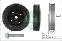 INA 544 0158 20 Riemenscheibensatz, Kurbelwelle For Audi Seat Skoda VW