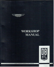 ASTON MARTIN DB5 COUPE & CONVERTIBLE 1963-65 FACTORY WORKSHOP MANUAL *VGC*