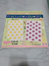 Precious Baby Girl-12x12 premade scrapbook page