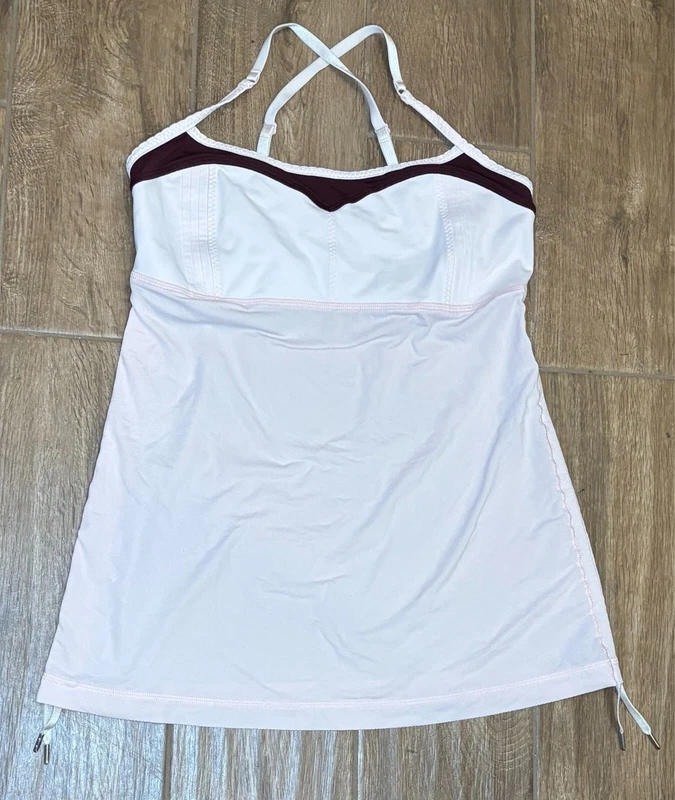 lululemon activewear hot spell built in bra pullover tank-top