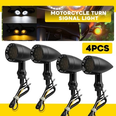 Motorcycle LED Turn Signal Blinker Light For Honda Shadow Aero 1100 VT1100C3 750