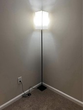 Smart LED Floor Lamp, Remote  App Control, Dimmable, Black/White