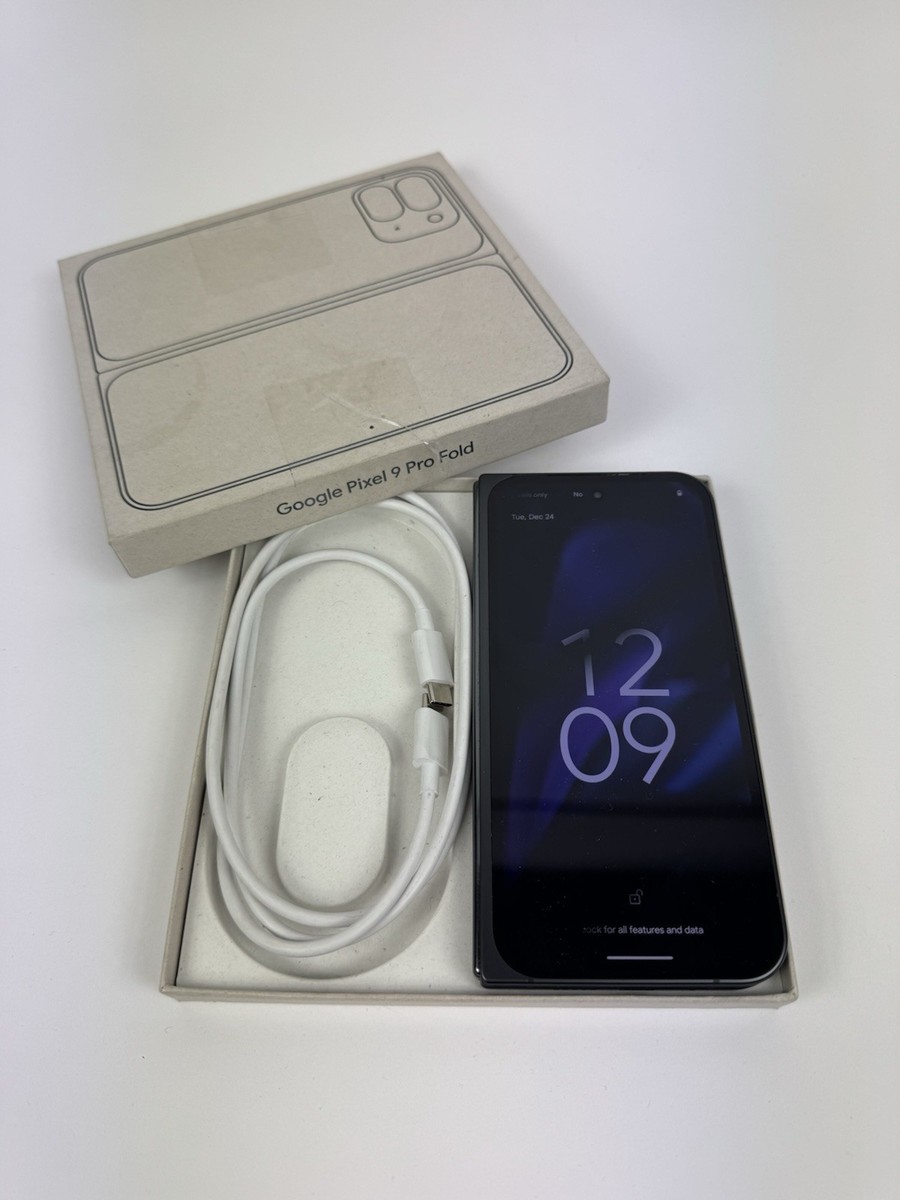 Google Pixel 9 pro Fold ブラック 本体 箱付き Google Pixel 9 Pro Fold - 256 GB - Obsidian (Unlocked) for