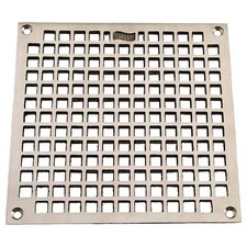 Jay R. Smith Manufacturing B08nbg W/Screws Grate, Nickel Bronze, Screw, 7 7/16