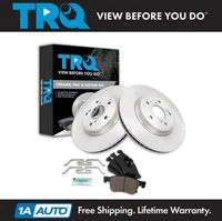 TRQ Front Ceramic Brake Pad & Rotor Kit for 2018-2024 Accord Civic Integra (For: More than one vehicle)