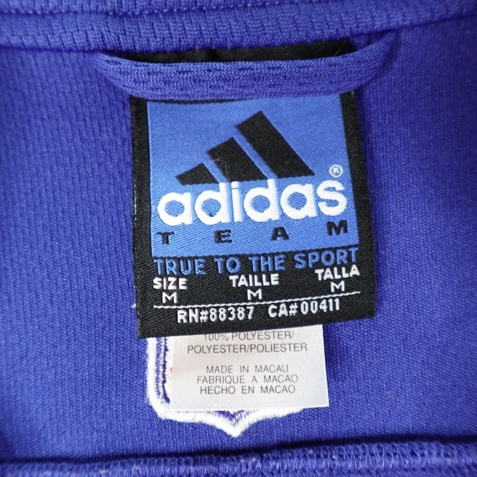 Vintage New England Patriots Jacket Mens Medium NFL Football Adidas Track 90s - Image 4 of 4