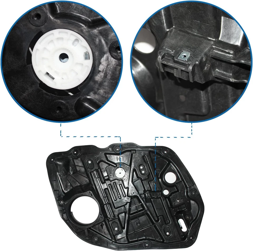 Kia Optima Power Window Regulator- Front Left Driver Door Replacement For 2012 2 - Image 4 of 4