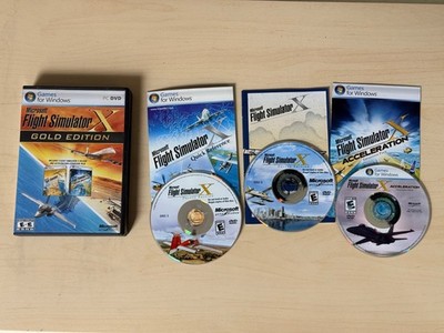 Microsoft Flight Simulator X: Gold Edition (PC: Windows, 2008) Complete