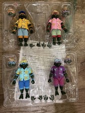Neca Tmnt Turtles Leonardo Donatello Michelangelo Raphael Set Lot lol 4 Loose