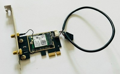 ADDON ADD-XWP3000E1 WiFi 6 11AX Bluetooth 5 MU-MIMO Dual Band PCI-E Adapter Karte