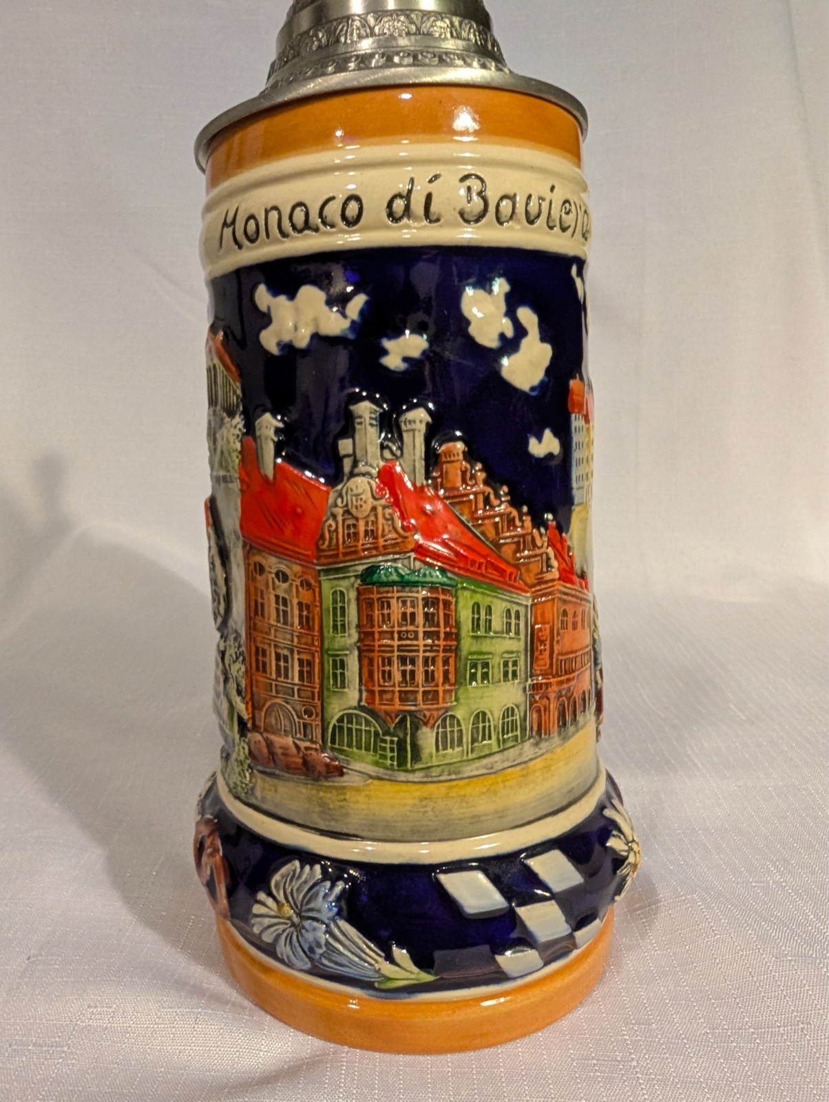 GerZ Beer Stein With Lid Munich Monaco de Baviera Munchen