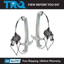 TRQ Power Window Regulators w/ Motor Front Pair Set LH & RH for 94-97 Town Car