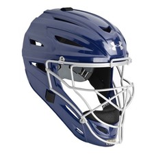 Under Armour PTH Victory Series Youth Baseball Catcher's Helmet - Navy