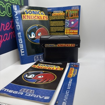 Sonic & Knuckles Sega Mega Drive Spiel Cartridge & Anleitung Manual einige Hülle